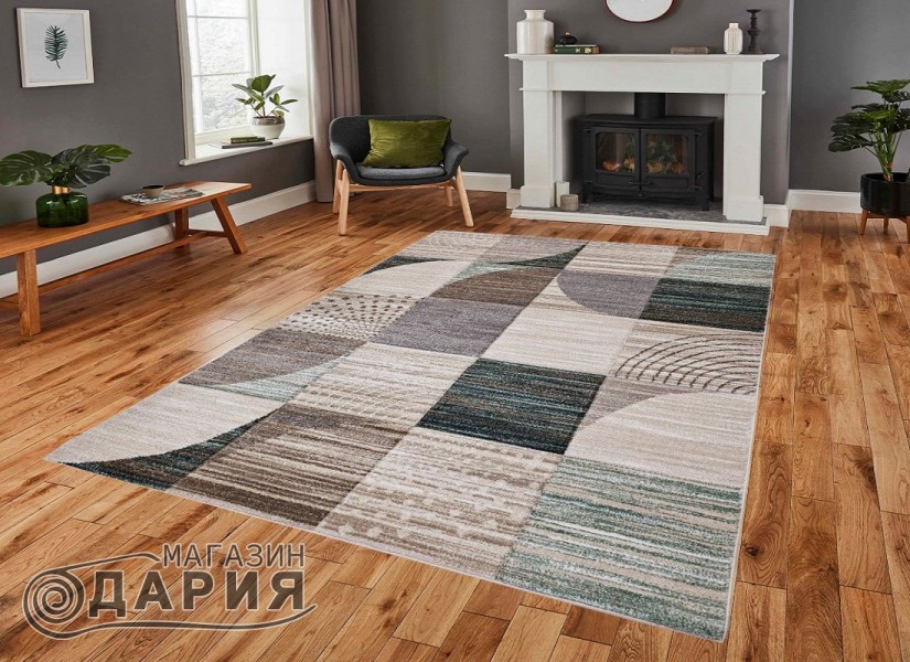 Тъкан килим GRACIA 219 beige/green