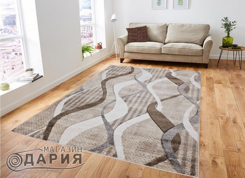Тъкан килим GRACIA 232 beige/white