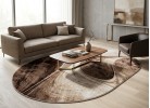 Тъкан килим MAGNOLIA 097 d.beige/beige елипса