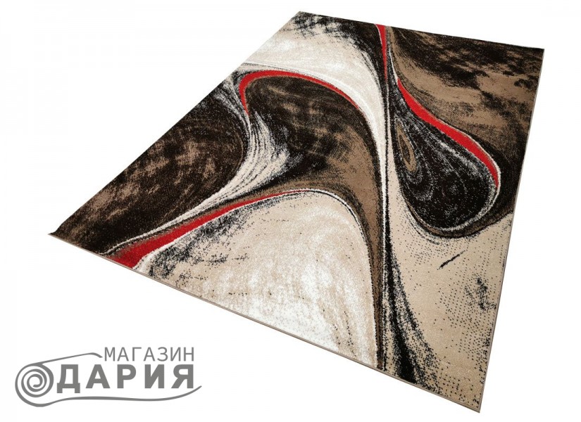 Тъкан килим MAGNOLIA 097 d.beige/red