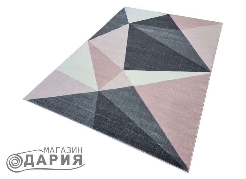 Тъкан килим MAGNOLIA 139 l.grey/pink