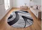 Тъкан килим MAGNOLIA 388 l.grey елипса