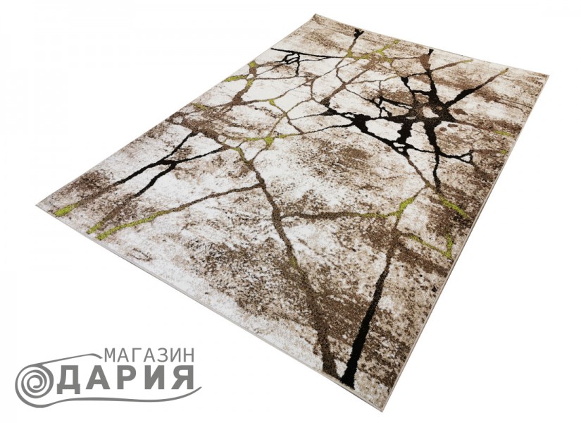 Тъкан килим MAGNOLIA 563 cream/green