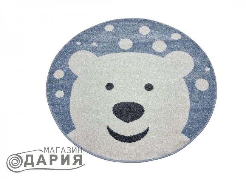 Тъкан килим MAGNOLIA 648 l.blue КРЪГ