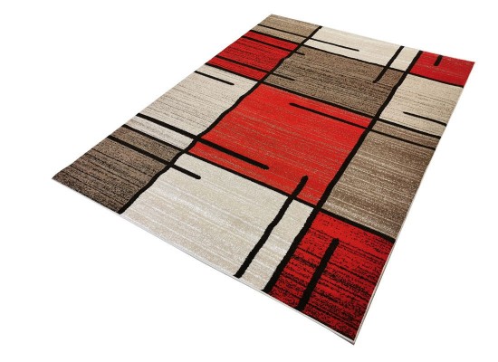 Тъкан килим MAGNOLIA 704 d.beige/red