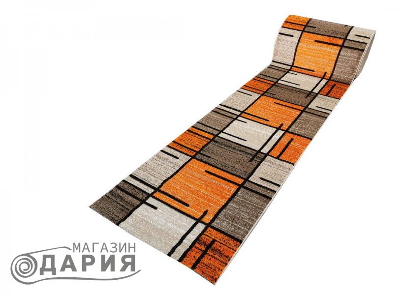 Тъкана пътека MAGNOLIA 704 d.beige/orange