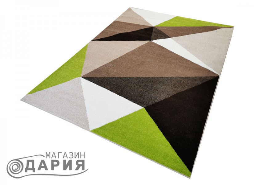 Тъкан килим MAGNOLIA 707 d.beige/green