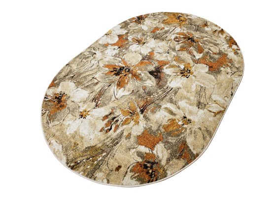 Тъкан килим MAGNOLIA 914 beige елипса