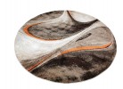 Тъкан килим MAGNOLIA 097 d.beige/orange кръг