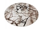 Тъкан килим MAGNOLIA 563 cream/brown кръг