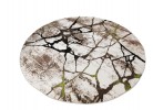 Тъкан килим MAGNOLIA 563 cream/green кръг