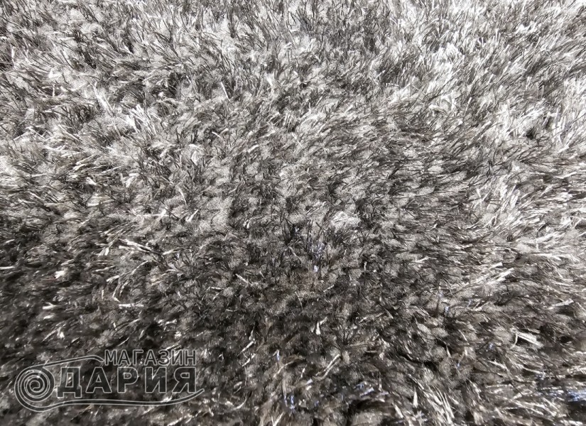 Тъкан килим 3D SHAGGY GRANDE anthracite КРЪГ