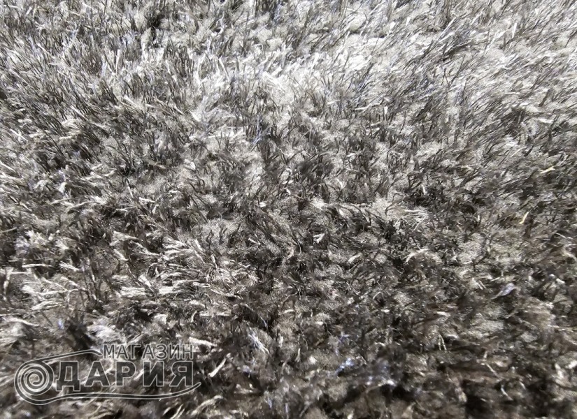 Тъкан килим 3D SHAGGY GRANDE anthracite КРЪГ