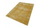 Тъкан килим 3D SHAGGY GRANDE yellow КРЪГ