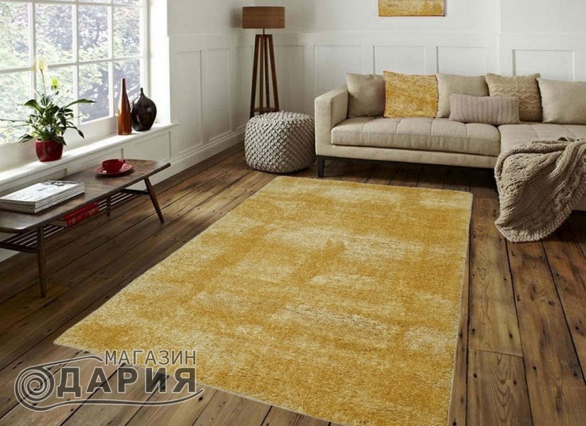 Тъкан килим 3D SHAGGY GRANDE yellow