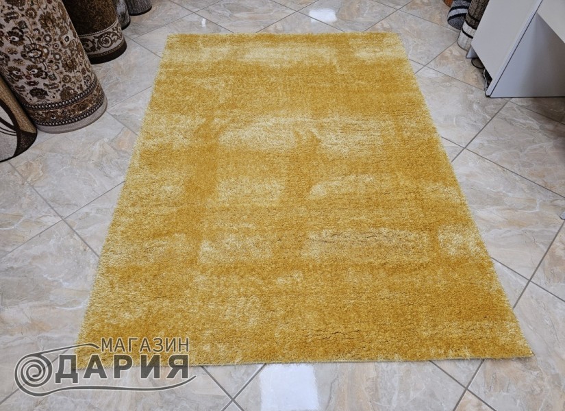 Тъкан килим 3D SHAGGY GRANDE yellow