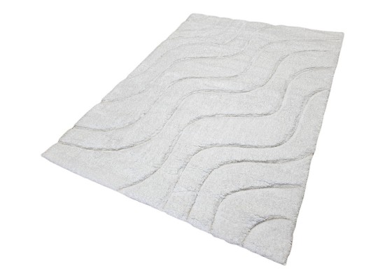 Тъкан килим 3D SHAGGY GRANDE 323 white