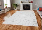 Тъкан килим 3D SHAGGY GRANDE 323 white