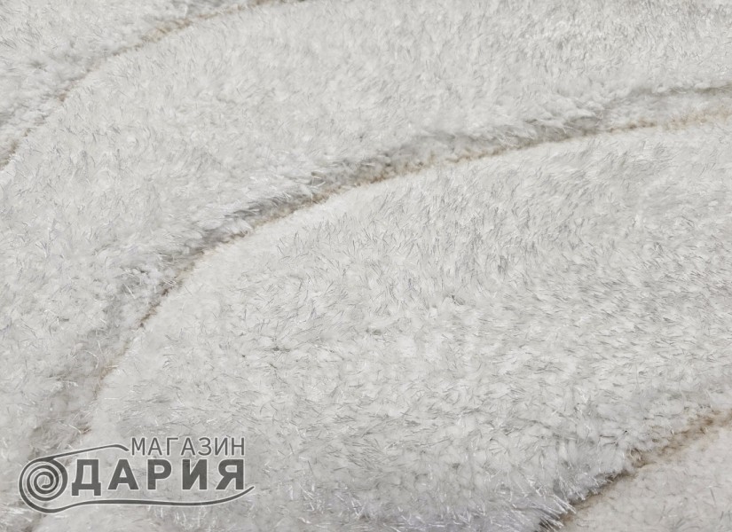 Тъкан килим 3D SHAGGY GRANDE 323 white