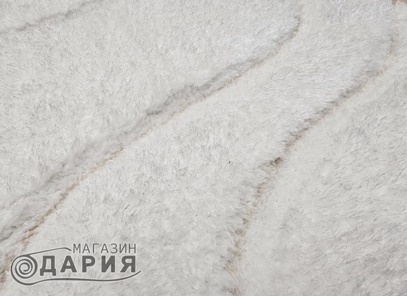 Тъкан килим 3D SHAGGY GRANDE 323 white