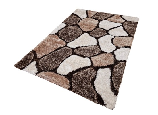 Тъкан килим 3D SHAGGY GRANDE 468 brown