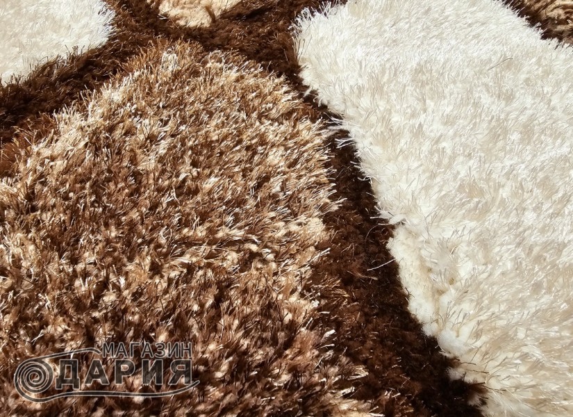Тъкан килим 3D SHAGGY GRANDE 468 brown