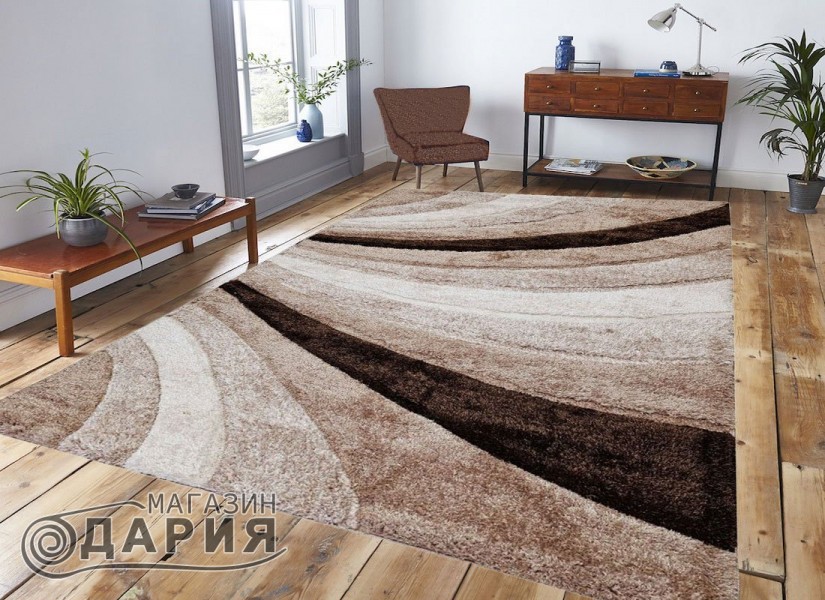 Тъкан килим 3D SHAGGY GRANDE 718 camel