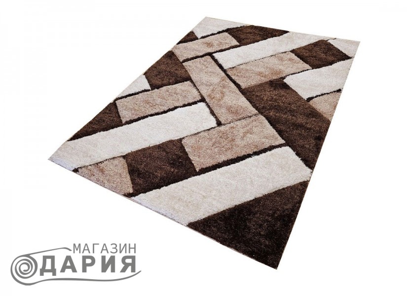 Тъкан килим 3D SHAGGY GRANDE 720 brown