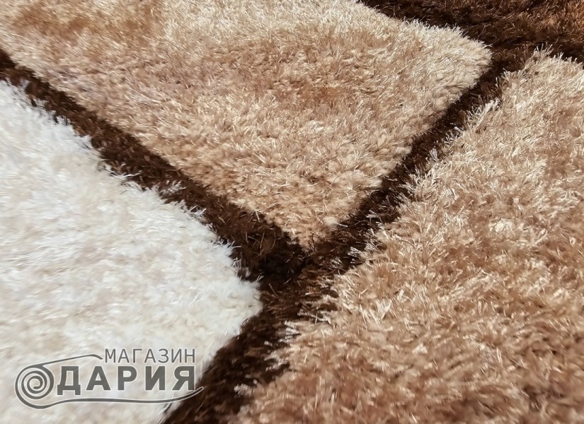 Тъкан килим 3D SHAGGY GRANDE 720 brown