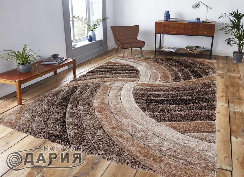 Тъкан килим 3D SHAGGY GRANDE 304 camel