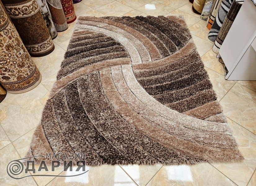 Тъкан килим 3D SHAGGY GRANDE 304 camel