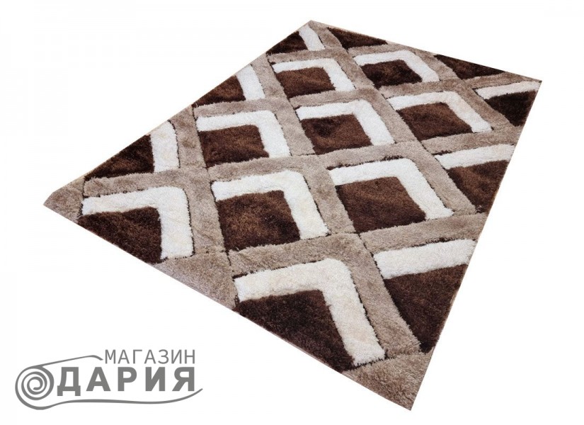 Тъкан килим 3D SHAGGY GRANDE 400 brown
