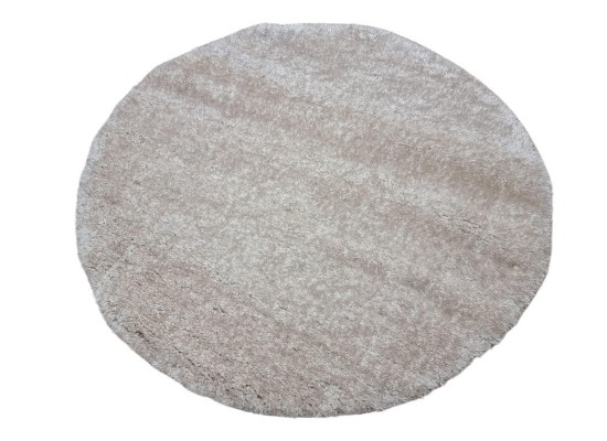 Тъкан килим 3D SHAGGY GRANDE beige КРЪГ