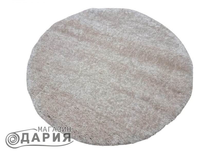 Тъкан килим 3D SHAGGY GRANDE beige КРЪГ