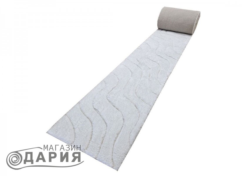 Тъкана пътека 3D SHAGGY GRANDE 323 white