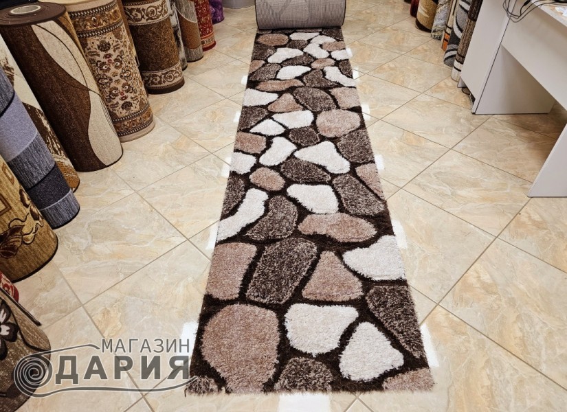 Тъкана пътека 3D SHAGGY GRANDE 468 brown