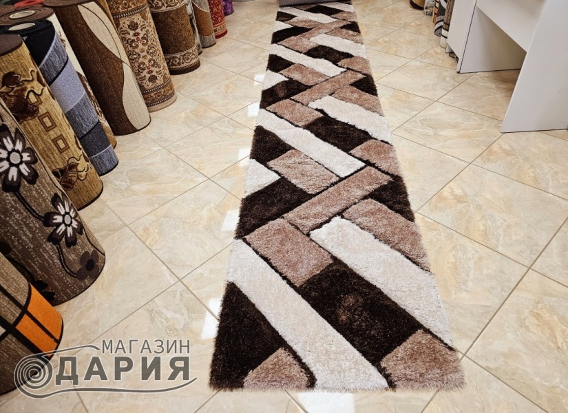 Тъкана пътека 3D SHAGGY GRANDE 720 brown