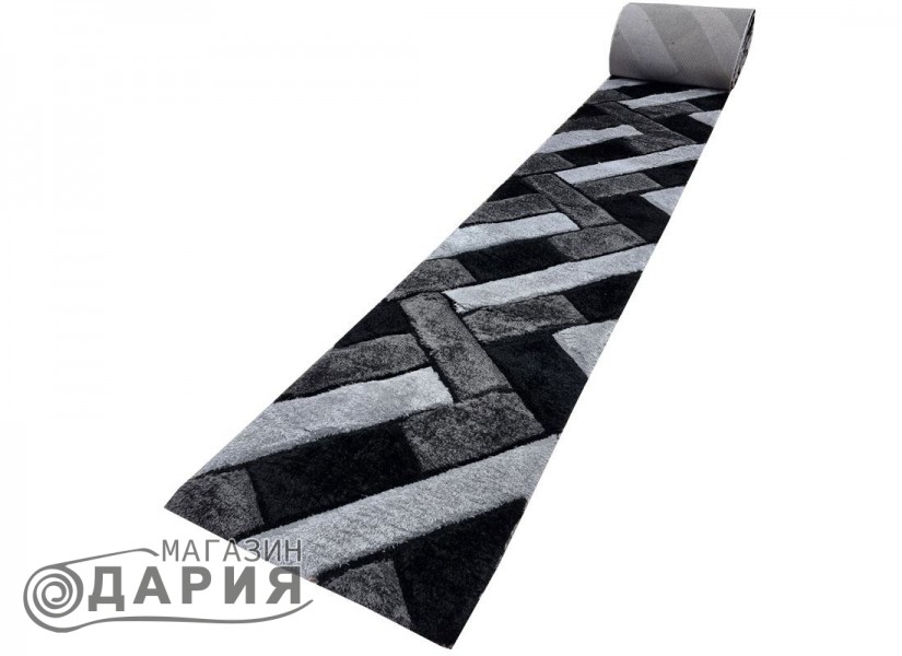 Тъкана пътека 3D SHAGGY GRANDE 720 black