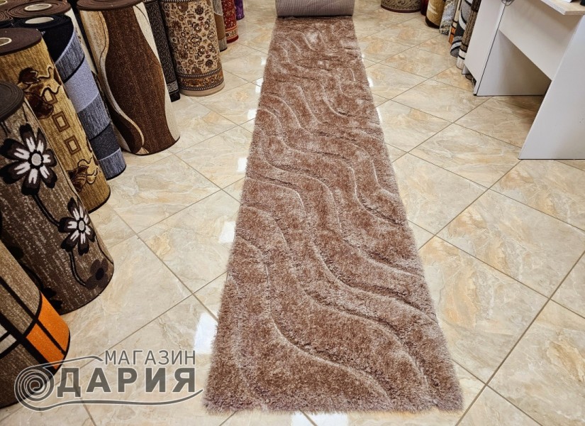 Тъкана пътека 3D SHAGGY GRANDE 323 camel