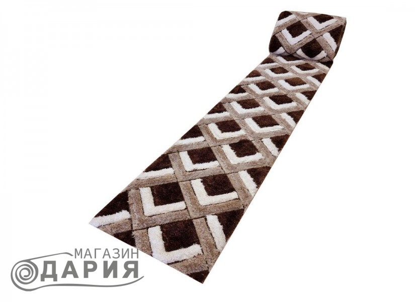 Тъкана пътека 3D SHAGGY GRANDE 400 brown
