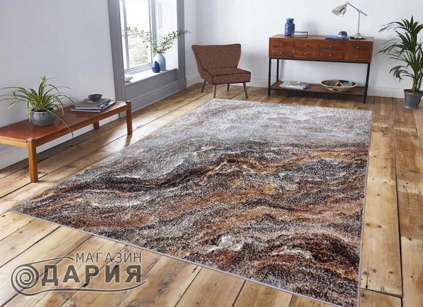 Тъкан килим SUPERSOFT 622 beige/taupe