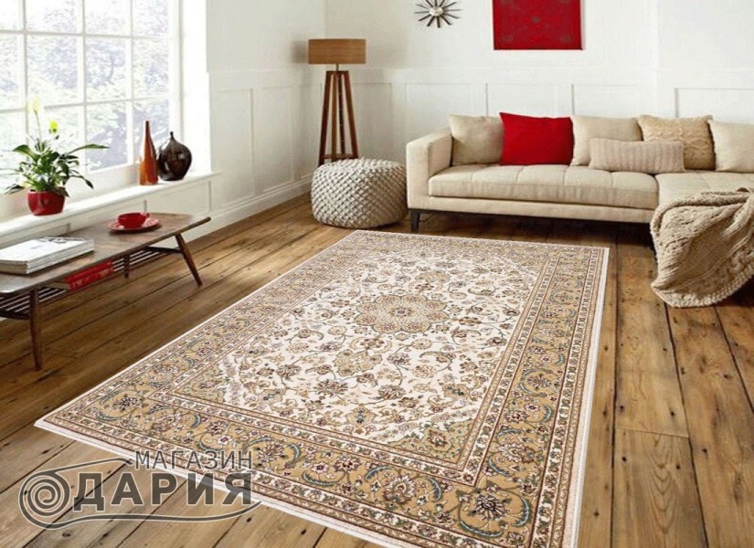 Тъкан вълнен килим Monarch 7556-1053 cream