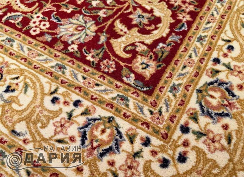 Тъкан вълнен килим Monarch 1532-1366 red