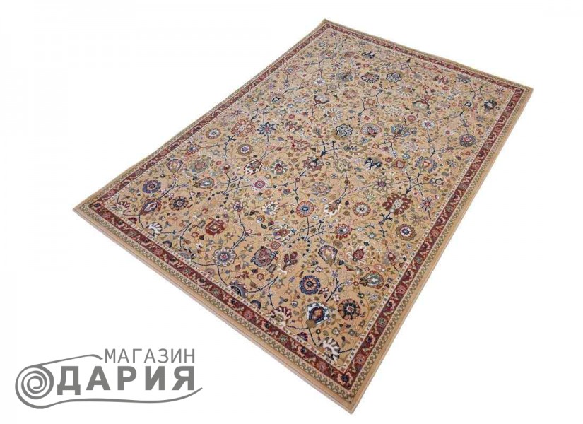 Тъкан вълнен килим Monarch 1642-1355 beige