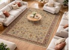 Тъкан вълнен килим Monarch 1642-1355 beige