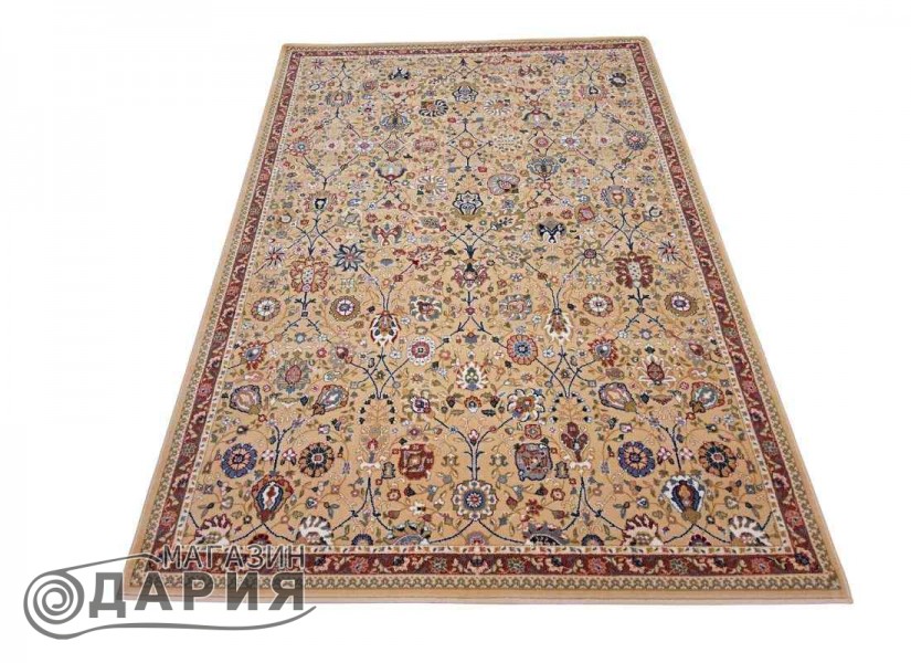 Тъкан вълнен килим Monarch 1642-1355 beige