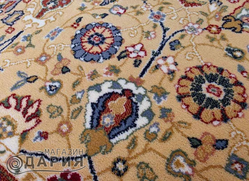 Тъкан вълнен килим Monarch 1642-1355 beige
