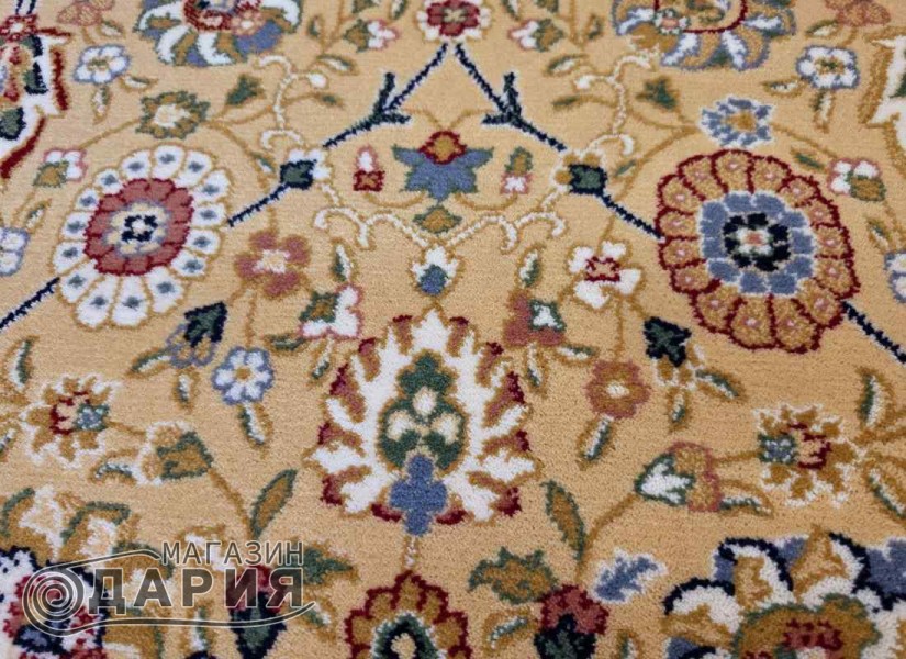 Тъкан вълнен килим Monarch 1642-1355 beige