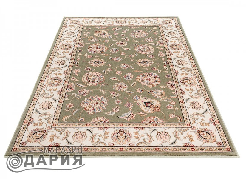 Тъкан вълнен килим Monarch 7338-1088 green