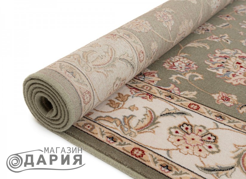 Тъкан вълнен килим Monarch 7338-1088 green